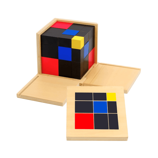 Hidoggy Montessori Trinomial Cube