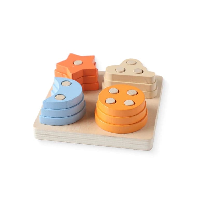 Wonder Space Shape Sorter Cloud Square