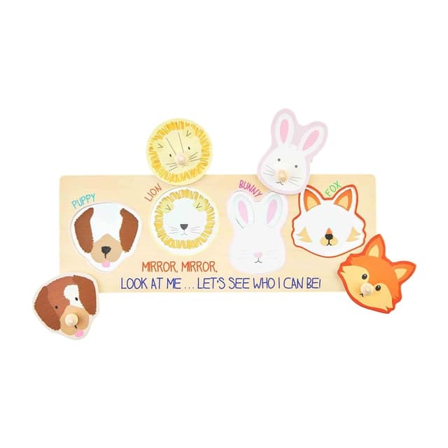 Mud Pie Peek-A-Boo Mirror Animals