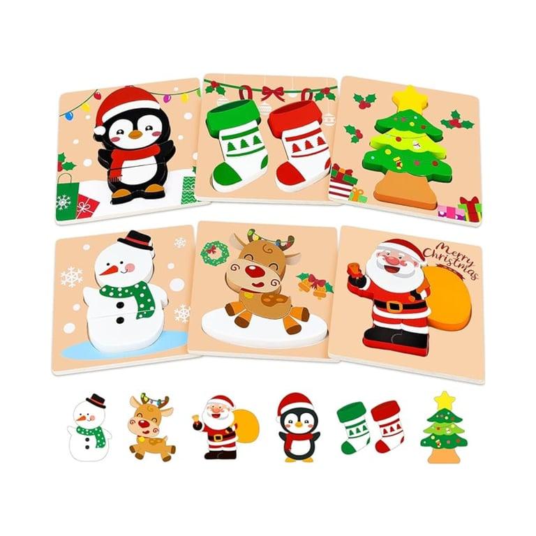 Montessori Dreampark Wooden Puzzles Christmas