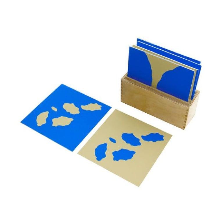 Montessori Montessori Outlet Land Form Cards