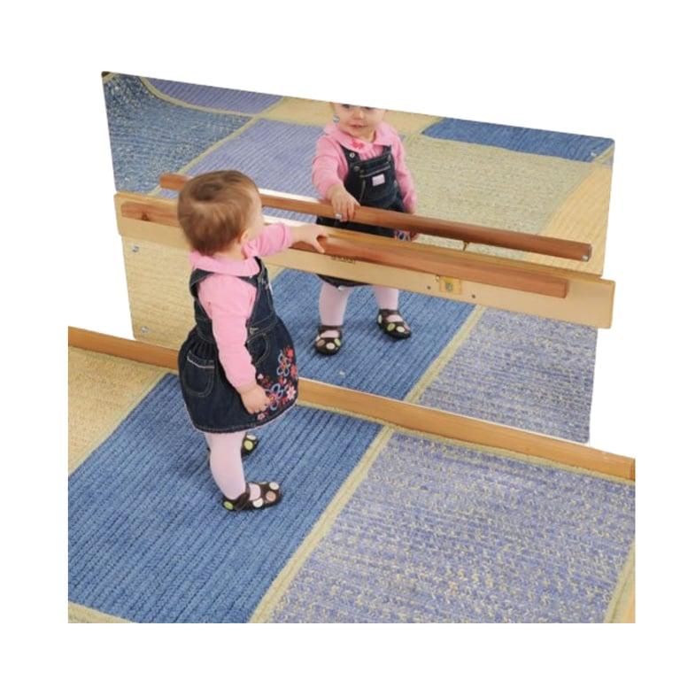 Baby pull up bar and mirror hotsell