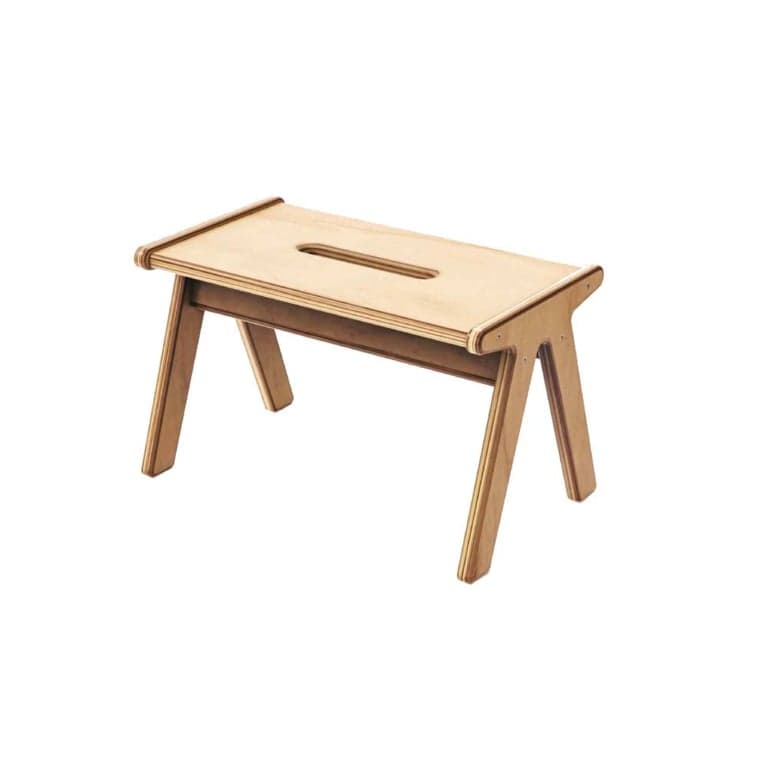 All Circles One Step Wooden Step Stools For Kids