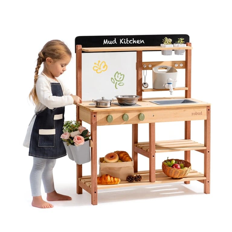Robud Outdoor Mud Kitchen Caramel
