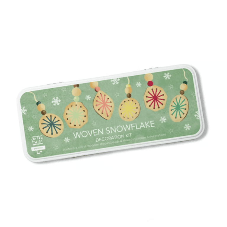 Cotton Twist Decoration Set for Woven Snowflakes