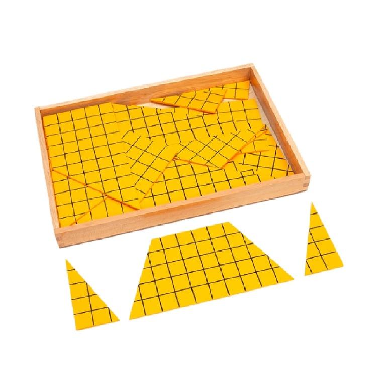 Montessori Alison's Montessori Yellow Triangles for Area