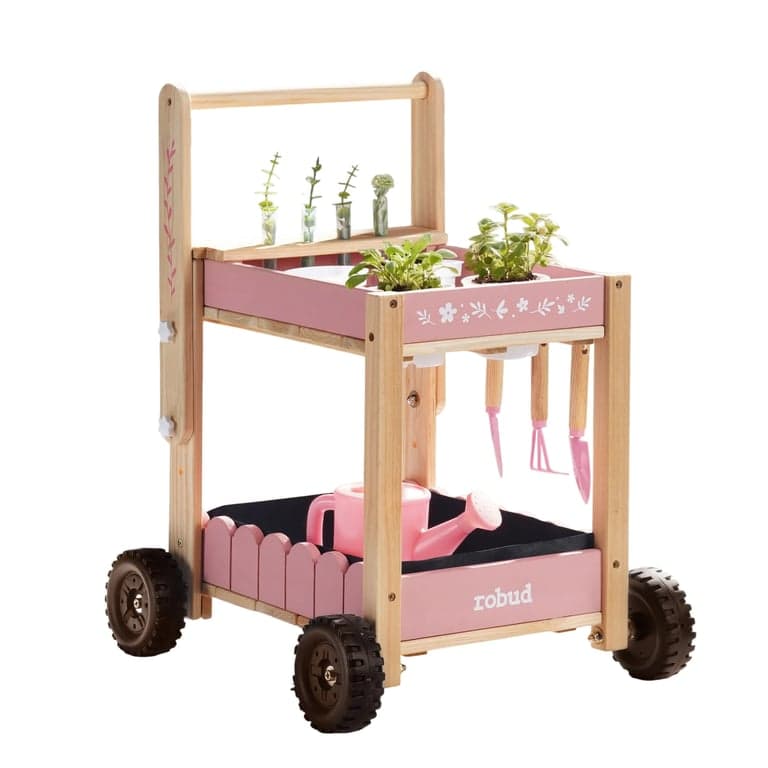 Robud Gardening Trolley Set Pink