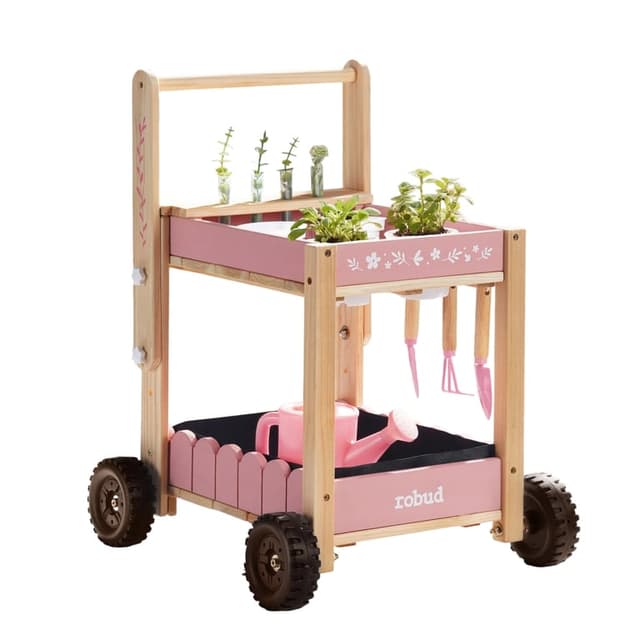 Robud Gardening Trolley Set Pink