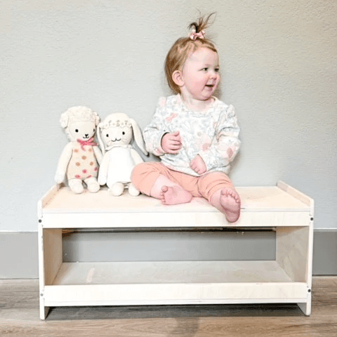 Montessori Bush Acres Benny 27-Inch Toddler Bench