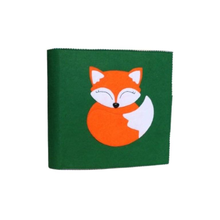 Montessori NONO Shop Personalized Felt Quiet Book Fox