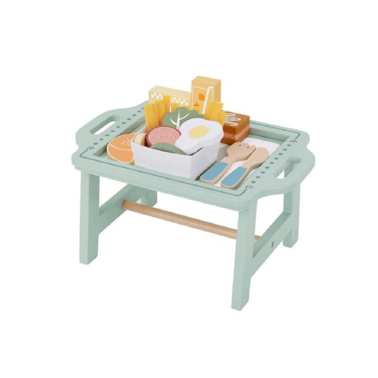 Woopie Green Play Kitchen Breakfast Set