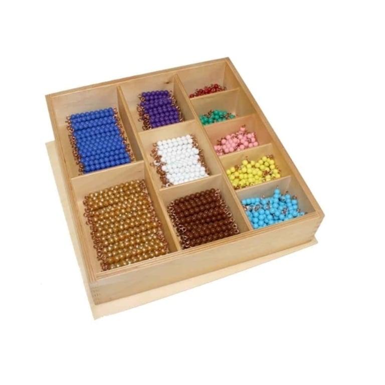 Montessori Alison's Montessori Decanomial Bead Box Complete Set Premium Quality