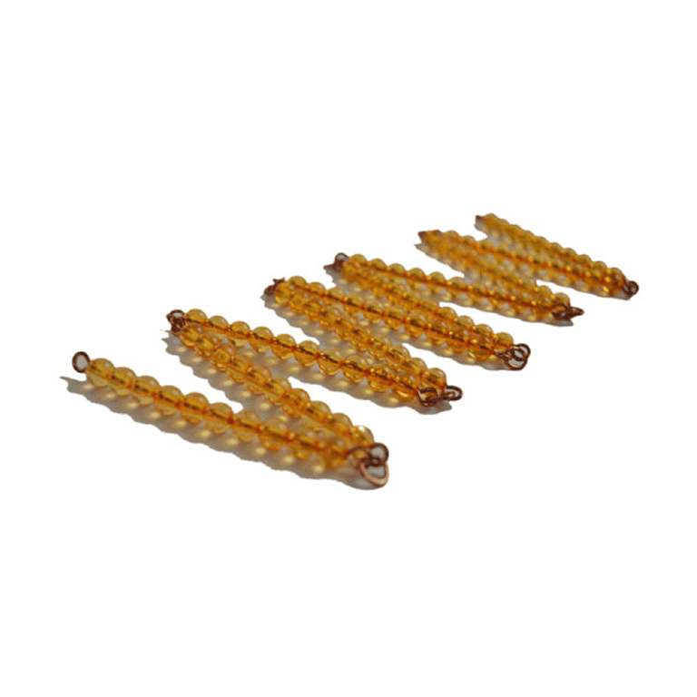 Montessori Thinkamajigs Golden Bead Chain of 100