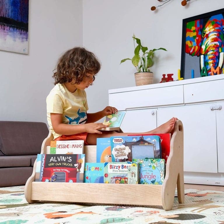 Kidodido Curved Bookshelf Small