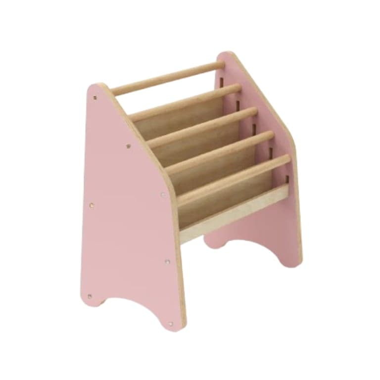 ChildUniverse Wooden Bookshelf Small Pink