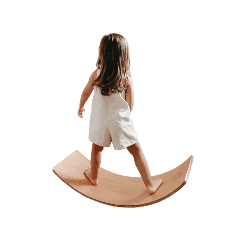 Montessori Piccalio Wooden Montessori Balance Board Surfer