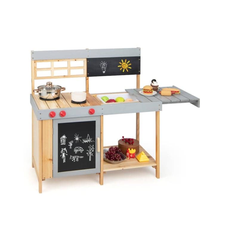 Costway Mud Kitchen Set With Detachable Water Box