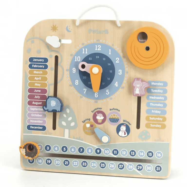 PolarB Busy Board Calendar and Clock