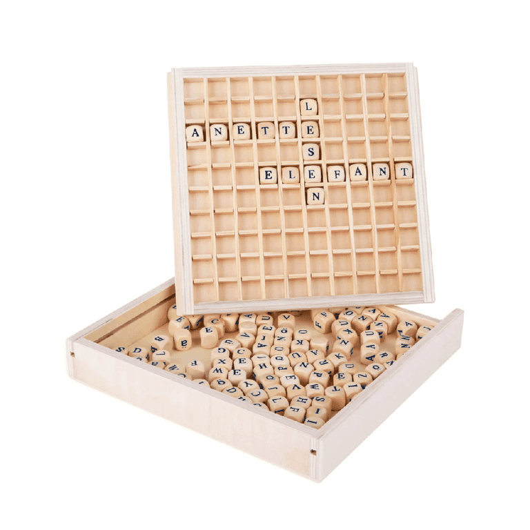 Montessori Small Foot Word Board Game