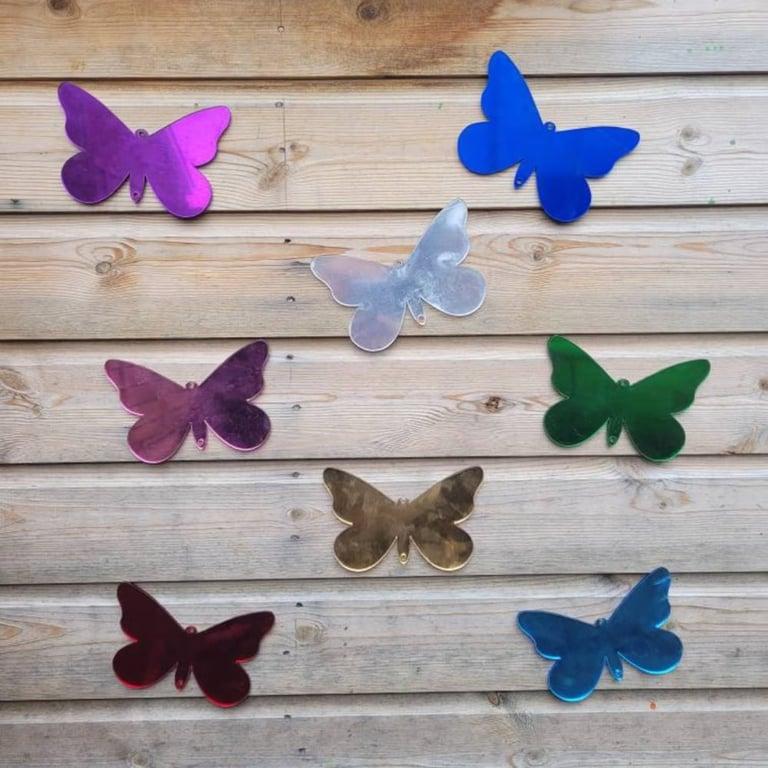 Montessori Kelz Kreationz Set of Rainbow Butterfly Sensory Mirrors