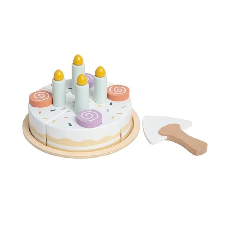 Montessori Pearhead Celebration Montessori Wooden Birthday Cake Toy Set