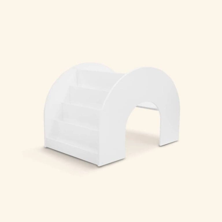 FitWood Kumpu Montessori Bookshelf White