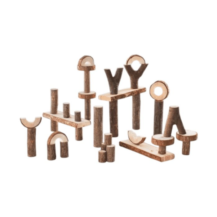 Guidecraft 36 Piece Stacking Branch Blocks