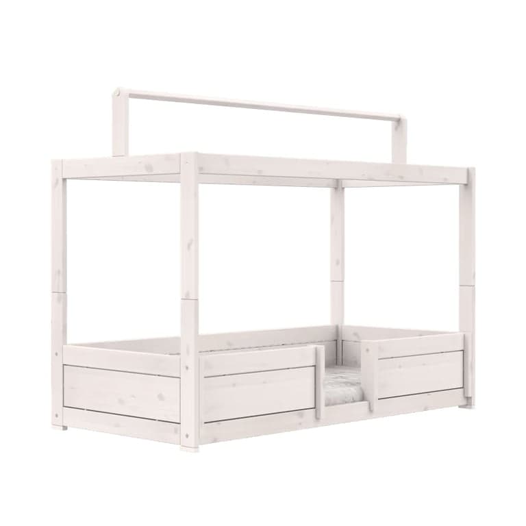 LIFETIME Kidsroom 4-in-1 Bed with Upper Structure Whitewash Standard