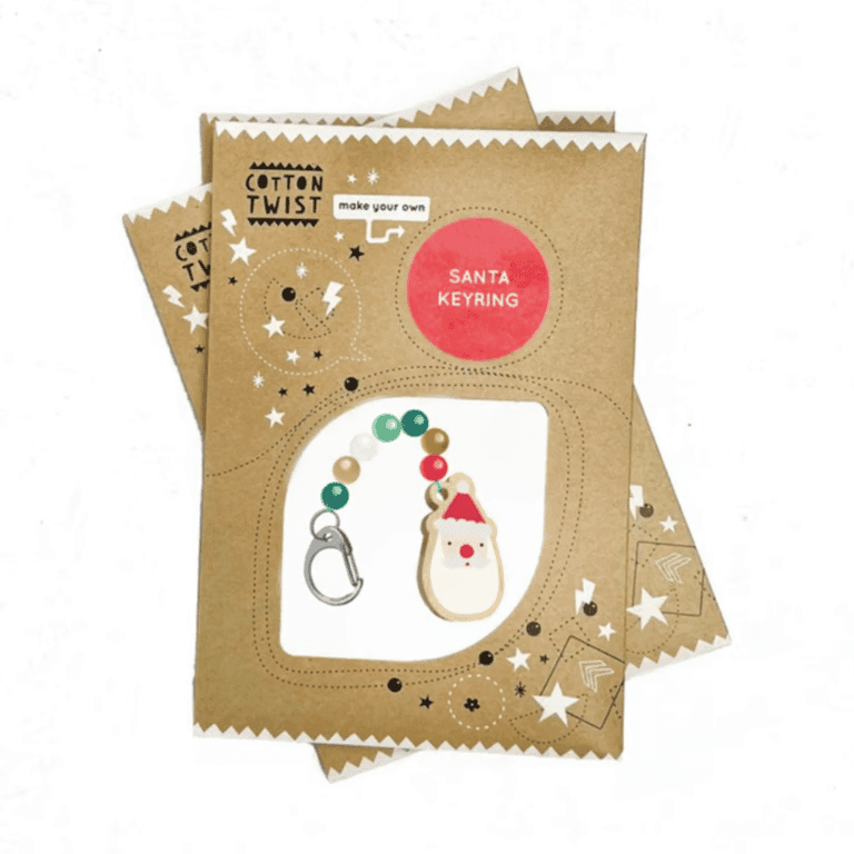 Cotton Twist Make Your Own Santa Keychain