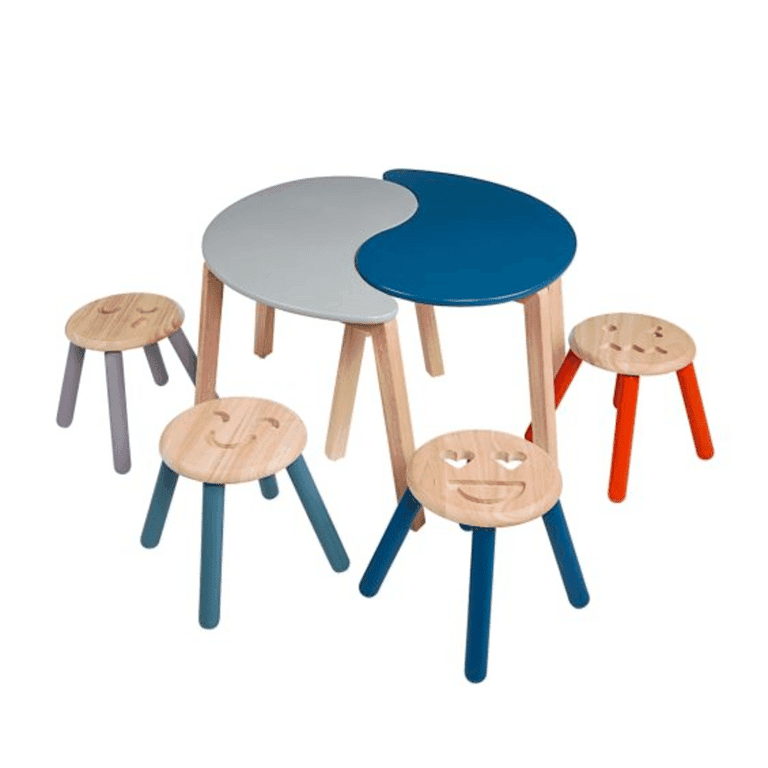 Montessori Excellerations® Set of 4 Emotion Stool and 2 Tables