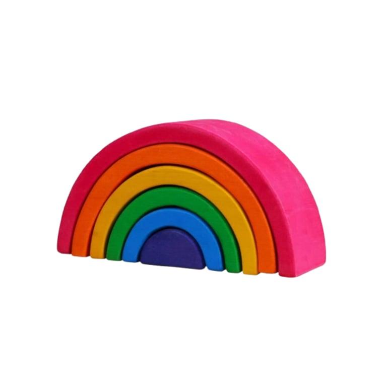 Montessori BippityBoppityBoo Large Rainbow Stacker 6-A