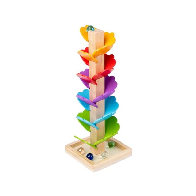 Seaside-Montessori Wooden Ball Run Track