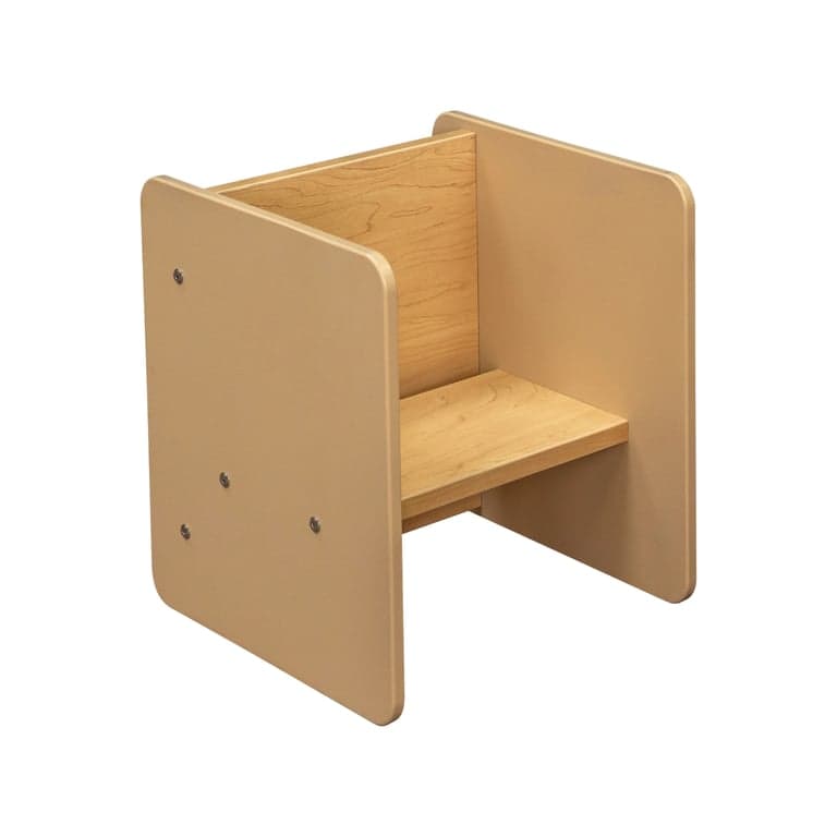 Tot Mate Cube Chairs Set of 2 Maple Assembled