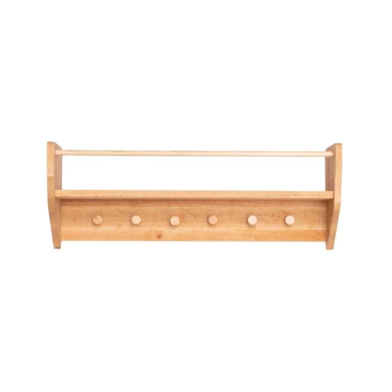 ChildUniverse Wall Shelf Big With Hooks