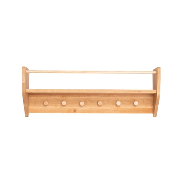 ChildUniverse Wall Shelf Big With Hooks