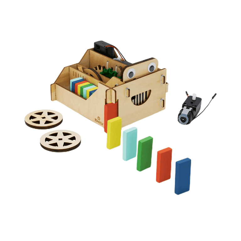 Montessori KiwiCo Domino Games With Train 100 Pieces