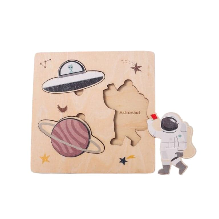 Wonder Space Wooden Puzzle Astronaut