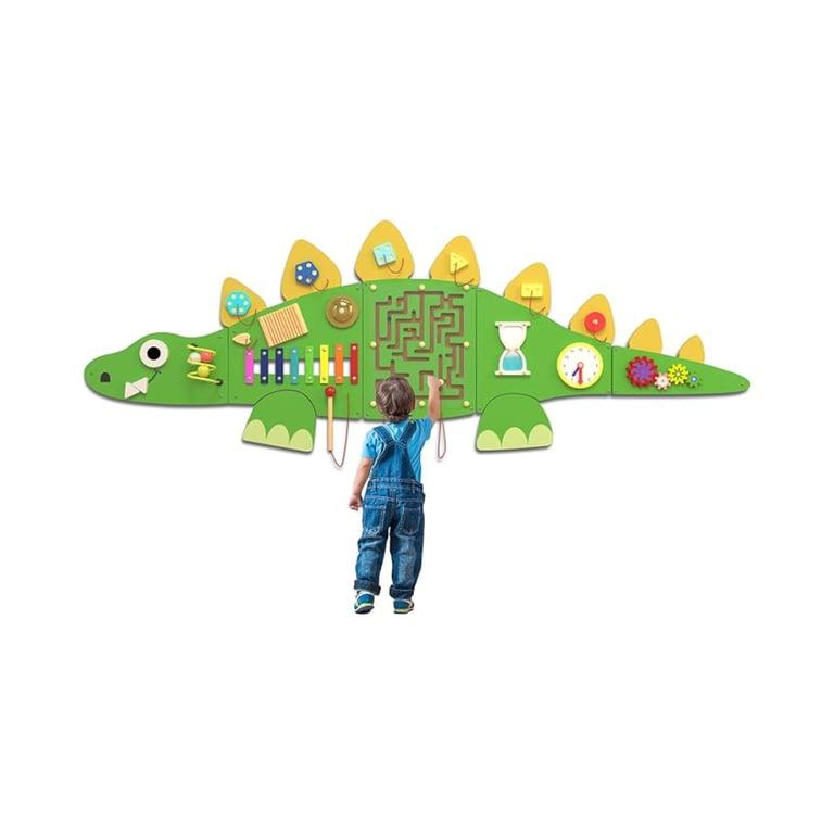 Montessori CXQ Stegosaurus Wall Busy Board 60 Inches