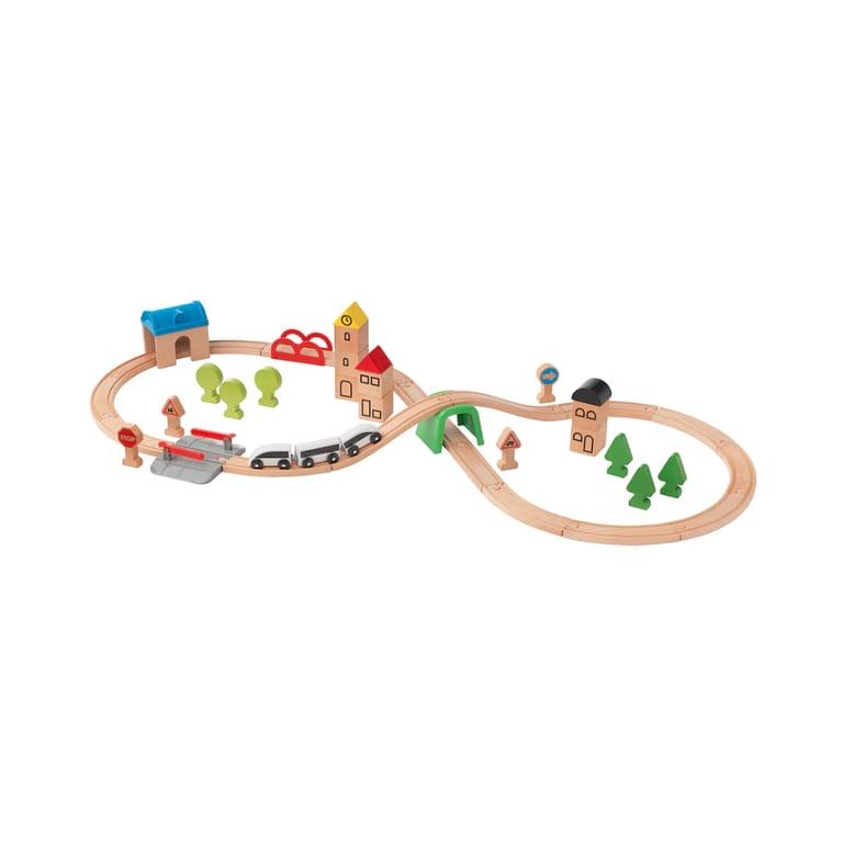 Montessori IKEA LILLABO 45-Piece Train Set With Track