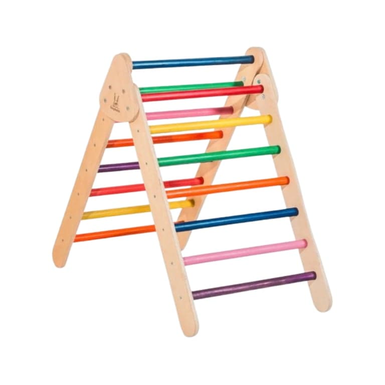 Bunny Hopkins Pikler Triangle Playground Rainbow Original