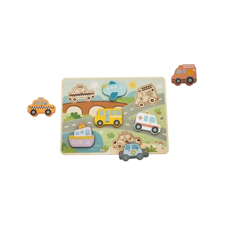 Busy Kids Puzzle Transportation