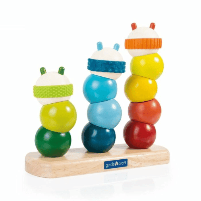 Guidecraft Caterpillar Stacking Toy