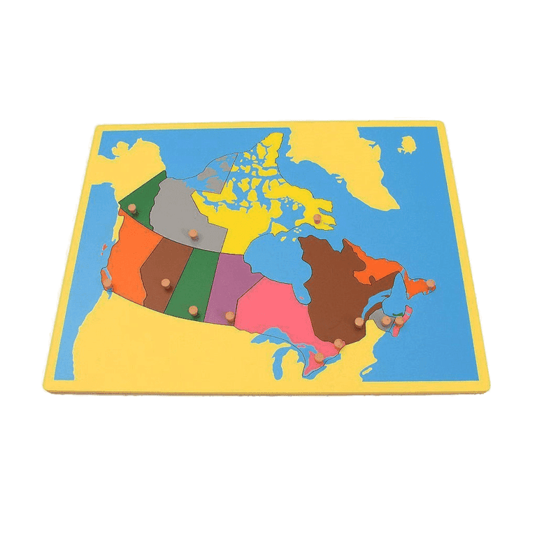 Montessori Pink Montessori Small Board Map of Asia