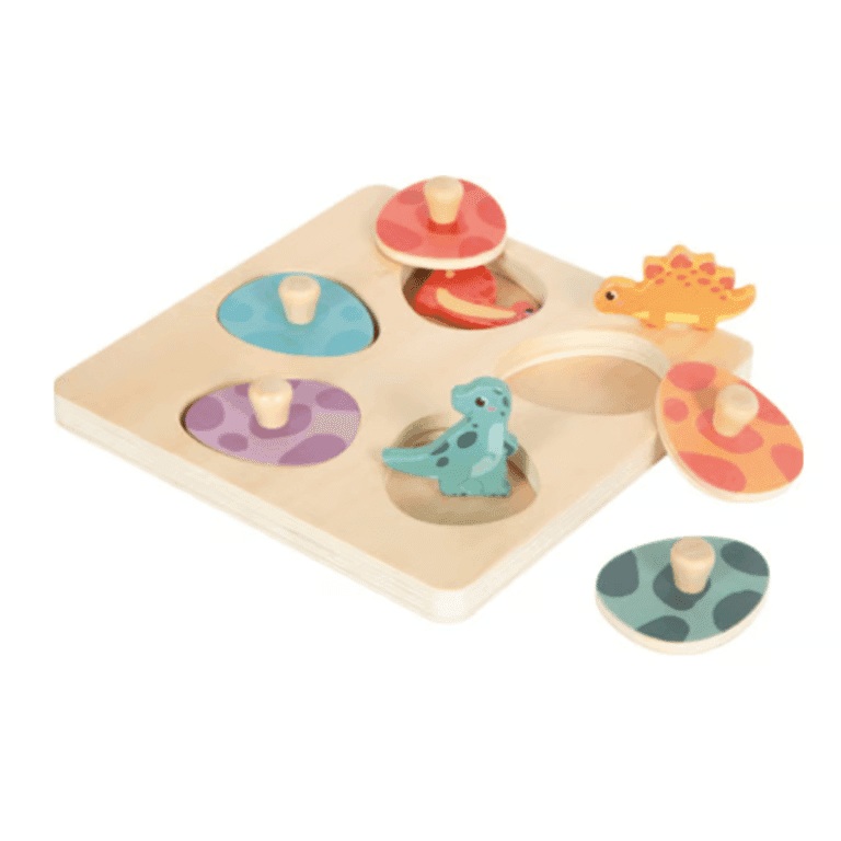 Small Foot Wooden Dino Memory Puzzle