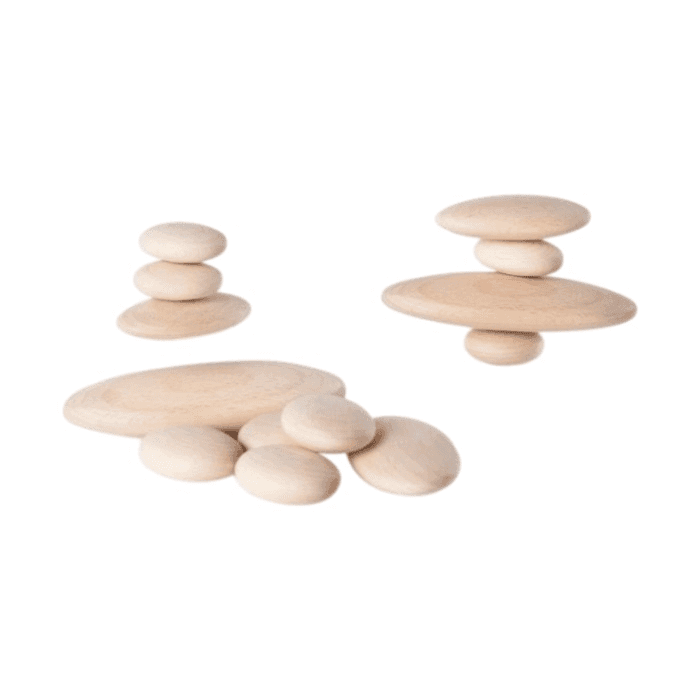 Guidecraft Wood Stackers River Stones