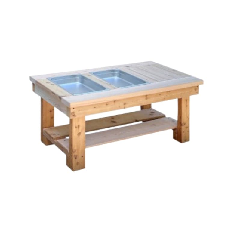 Bunny Hopkins Mud Kitchen 2 Bins Without Backsplash