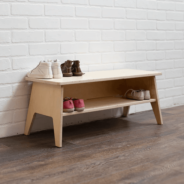 Montessori Sprout Kids Shoe Bench