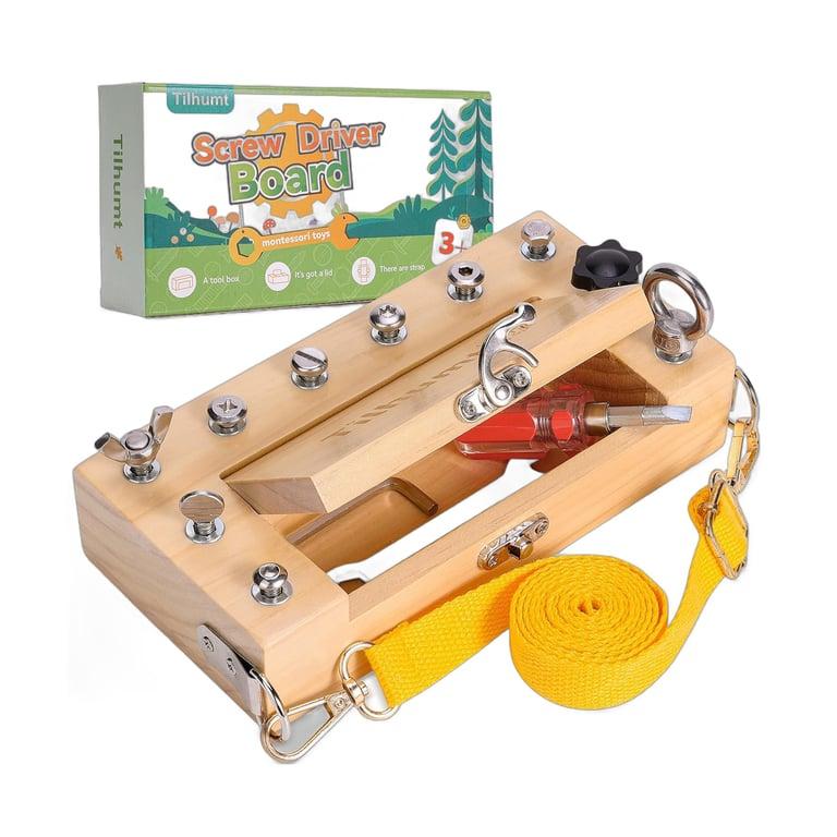 Montessori Tilhumt Nut and Bolts Board