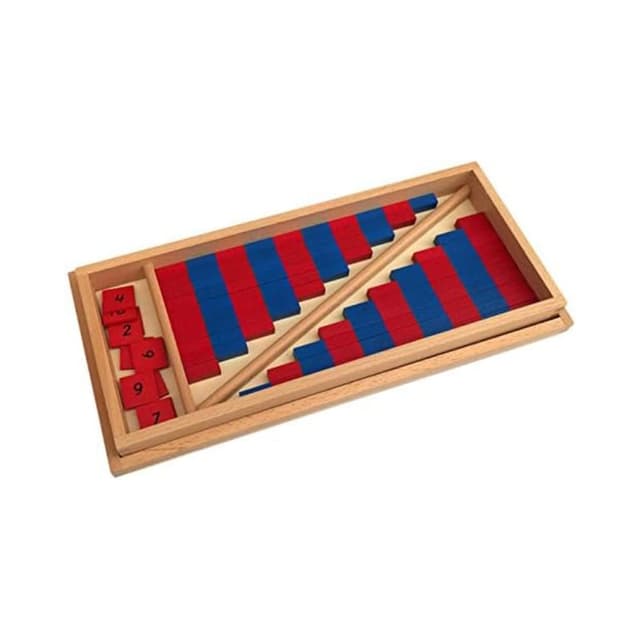 Elite Montessori Small Number Numerical Rods With Number Tiles