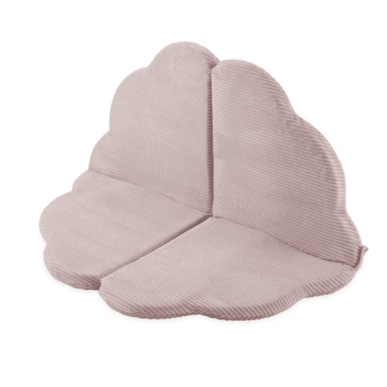 Plush Nest Corduroy Play Mat Flower Light Pink